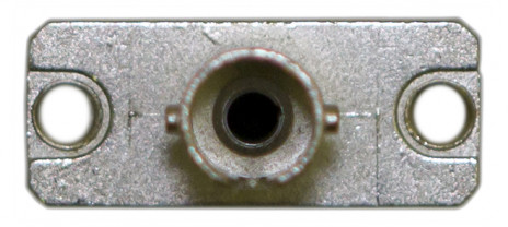 Hyperline FA-S11Z-SC/ST-N/BK-SL Оптический проходной адаптер SC-ST, SM/MM, simplex, корпус металл, черные колпачки - фото 3