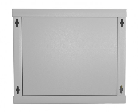 Hyperline TWL-0630-SD-RAL7035 Шкаф настенный 19-дюймовый (19"), 6U, 367x600х300мм, металлическая перфорированная дверь, несъемные стенки, 1 пара профилей, цвет серый (RAL 7035) (собранный) - фото 5