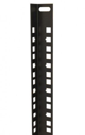 Hyperline CPR19-15U-RAL9005 19'' монтажный профиль высотой 15U, для шкафов TWB / TWL, цвет черный (2 шт. в комплекте) - фото 2