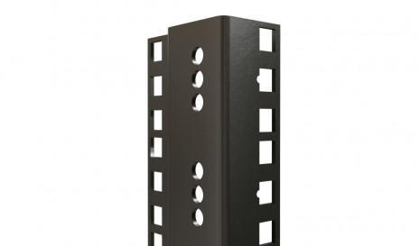 Hyperline CTR19-18U-RAL9005 19'' монтажный профиль высотой 18U, для шкафов TTR, TTB, цвет черный RAL9005 (2 шт. в комплекте) - фото 3