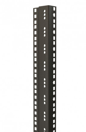 Hyperline CTR19-22U-RAL9005 19'' монтажный профиль высотой 22U, для шкафов TTR, TTB, цвет черный RAL9005 (2 шт. в комплекте) - фото 4