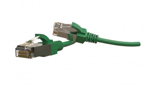 Hyperline PC-LPT-SFTP-RJ45-RJ45-C6-1M-LSZH-GN Патч-корд S/FTP, экранированный, категория 6 (100% Fluke Component Tested), 28AWG, LSZH, 1 м, зеленый