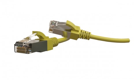 Hyperline PC-LPT-SFTP-RJ45-RJ45-C6-2M-LSZH-YL Патч-корд S/FTP, экранированный, категория 6 (100% Fluke Component Tested), 28AWG, LSZH, 2 м, желтый