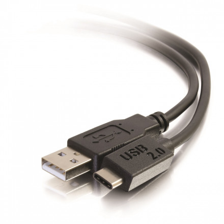 LEGRAND 039864 Кабель USB 2.0 тип C штекер - USB A штекер 1м
