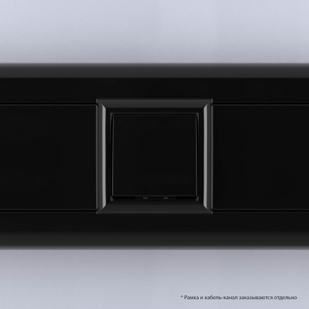 DKC / ДКС 4402102 Выключатель "Черный квадрат", 16A, 2 мод., Avanti - фото 5