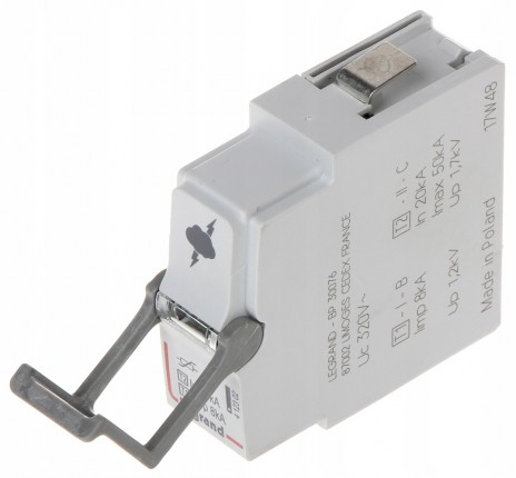 LEGRAND 412302 Сменный модуль T1+T2 8KA - фото 3
