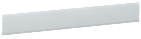 LEGRAND 020051 Заглушка для металлической или пластиковой лицевой панели для шкафов серии XL3, на 24 модуля, гладкая, разрезаемая, цвет серый (RAL 7035)