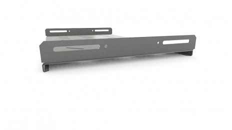 Hyperline TSH3L-300-RAL7035 Полка стационарная, глубина 300 мм, с боковым креплением, нагрузка до 20 кг, для шкафов серии TTB, TTR, TWB/TWB-FC, 485х300мм (ШхГ), цвет серый (RAL 7035) - фото 2