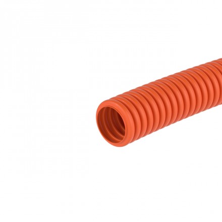 DKC / ДКС 70916 (Заказная) Труба гибкая гофрированная, номинальный ф16мм, ПНД, легкая, без протяжки, цвет оранжевый (RAL 2004) (цена за метр) - фото 3
