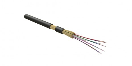 Hyperline FO-MB-IN/OUT-504-48-LSZH-BK Кабель волоконно-оптический 50/125 (OM4) многомодовый, 48 волокон, безгелевые микротрубки 1.1 мм (micro bundle), внутренний/внешний, LSZH, нг(А)-HF, –40°C – +70°C, черный