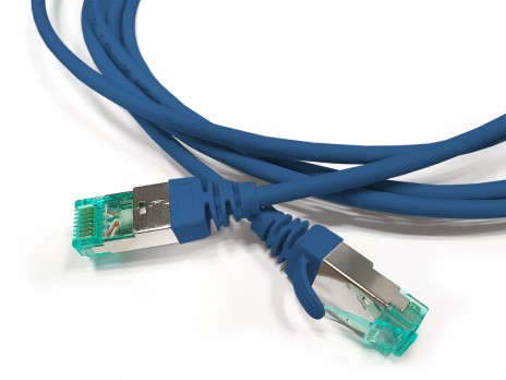 Hyperline PC-LPT-SFTP-RJ45-RJ45-C6a-1.5M-LSZH-BL Патч-корд S/FTP, экранированный, категория 6a (100% Fluke Component Tested), 30AWG, LSZH, 1.5 м, синий