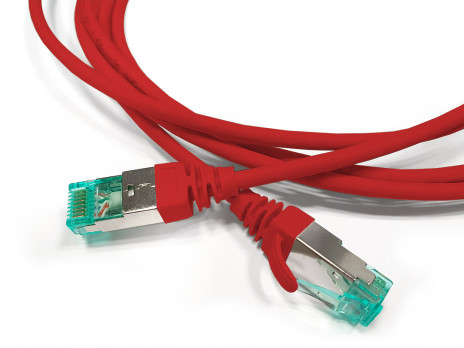 Hyperline PC-LPT-SFTP-RJ45-RJ45-C6a-1.5M-LSZH-RD Патч-корд S/FTP, экранированный, категория 6a (100% Fluke Component Tested), 30AWG, LSZH, 1.5 м, красный