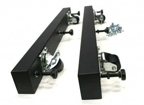 Hyperline ORK2A-BSM-1250-RAL9005 Основание для стоек ORK2A глубиной 1250 мм, для установки стойки на ножки и ролики (ножки и ролики в комплекте), цвет черный (RAL 9005) - фото 2