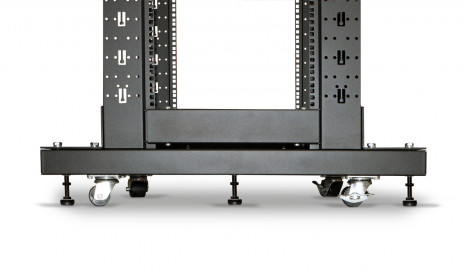 Hyperline ORK2A-BSM-1000-RAL9005 Основание для стоек ORK2A глубиной 1000 мм, для установки стойки на ножки и ролики (ножки и ролики в комплекте), цвет черный (RAL 9005) - фото 7