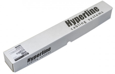 Hyperline SHE19-9SH-CB Блок розеток для 19" шкафов, горизонтальный, 9 розеток Schuko, без кабеля питания, клеммная колодка 16A, 250В, 482.6x44.4x44.4мм (ШхГхВ), корпус алюминий, черный - фото 4