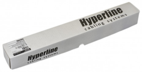 Hyperline SHE19-8SH-S-CB Блок розеток для 19" шкафов, горизонтальный, 8 розеток Schuko, выключатель с подсветкой, без кабеля питания, клеммная колодка 16A, 250В, 482.6x44.4x44.4мм (ШхГхВ), корпус алюминий, черный - фото 4
