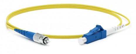 Hyperline FC-S2-9-FC/UR-LC/UR-H-0.5M-LSZH-YL Патч-корд волоконно-оптический (шнур) SM 9/125 (OS2), FC/UPC-LC/UPC, 2.0 мм, simplex, LSZH, 0.5 м