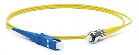 Hyperline FC-S2-9-SC/UR-ST/UR-H-0.5M-LSZH-YL Патч-корд волоконно-оптический (шнур) SM 9/125 (OS2), SC/UPC-ST/UPC, 2.0 мм, simplex, LSZH, 0.5 м