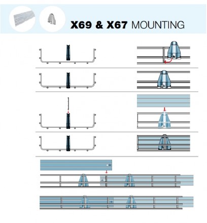 AXELENT X-TRAY 0141 Проволочный лоток шириной 420 мм, высотой 60 мм, оцинковано-хромированный, для внутренних работ (для помещений) (2.5 м) - фото 15