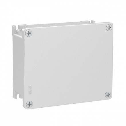 DKC / ДКС 65301 Коробка ответвительная алюминиевая окрашенная,IP66, RAL9006, 128х103х55мм - фото 2