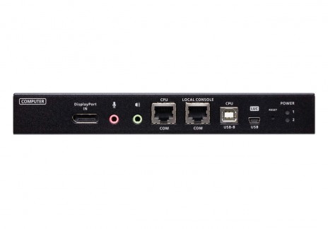 ATEN CN9950-AT-G Удлинитель, KVM+RS232+AUDIO DisplayPort+USB, управление по IP, Rackmount/Desktop, 2x10/100/1000 Base-T, с KVM-шнуром USB 1x1.8м./USB<=>MiniUSB 1.2м., TCP/IP, (Virtual Media;4096x2160 30Hz;DUAL POWER;WINDOWS/LINUX/UNIX/SUN/MAC) - фото 3