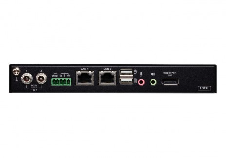 ATEN CN9950-AT-G Удлинитель, KVM+RS232+AUDIO DisplayPort+USB, управление по IP, Rackmount/Desktop, 2x10/100/1000 Base-T, с KVM-шнуром USB 1x1.8м./USB<=>MiniUSB 1.2м., TCP/IP, (Virtual Media;4096x2160 30Hz;DUAL POWER;WINDOWS/LINUX/UNIX/SUN/MAC) - фото 4