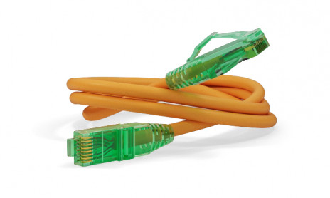 Hyperline PC-LPM-UTP-RJ45-RJ45-C6a-15M-LSZH-OR Патч-корд U/UTP, Cat.6a (100% Fluke Component Tested) 10G, LSZH, 15 м, оранжевый