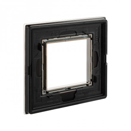 DKC / ДКС 4402822 Рамка из натурального стекла, черная, 2 модуля, Avanti - фото 4