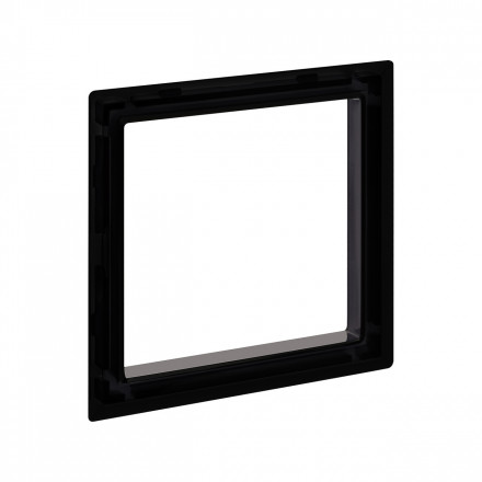 DKC / ДКС 4402822D Декоративная вставка для рамок из натуральных материалов, черная, 2 модуля, Avanti - фото 2