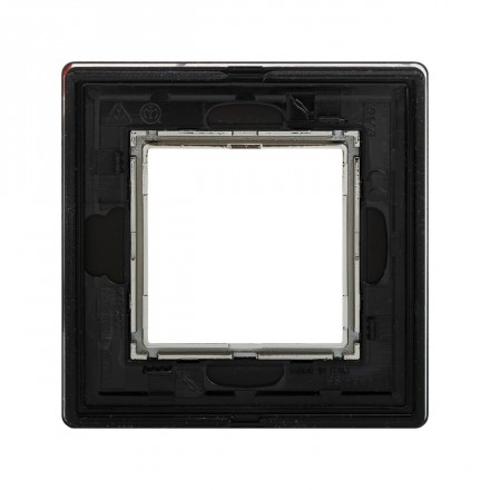 DKC / ДКС 4402832 Рамка из алюминия, черная, 2 модуля, Avanti - фото 3