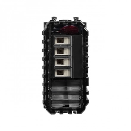 DKC / ДКС 4402341 (Заказная) Диммер кнопочный "Черный квадрат", для LED ламп, 1 мод., Avanti - фото 3