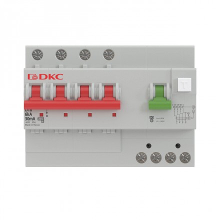 DKC / ДКС MDV63-41C10-A (Заказная) АВДТ с защитой от сверхтоков YON MDV63-41C10-A (4п, 10mA) - фото 2