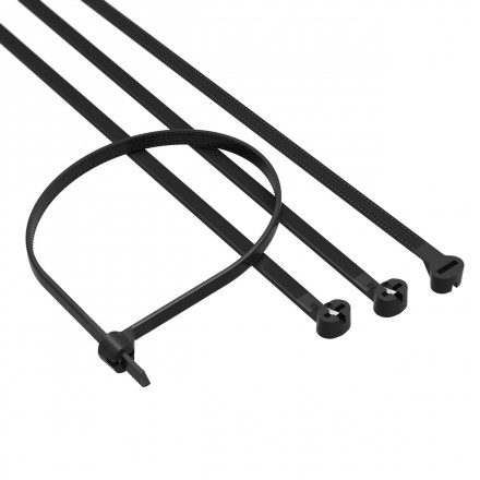 DKC / ДКС 21310SR Хомут P6.6 с металлическим замком, черный 3,6x300
