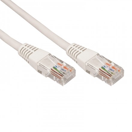 REXANT 18-1007 Патч-корд U/UTP, категория 5e, RJ45-RJ45, неэкранированный, PVC серый, 5 м