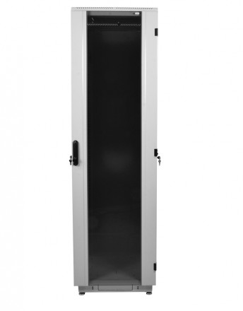 ЦМО ШТК-М-47.8.8-1ААА Шкаф телекоммуникационный напольный 47U (800 х 800) дверь стекло, серый