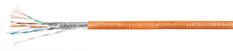Cabeus SSTP-4P-Cat.7-PATCH-IN-LSZH Кабель экранированная витая пара SSTP (S/FTP), категория 7 (600MHz), 4 пары (26AWG), многожильный (patch), LSZH, нг(А)-HF, (305 м)