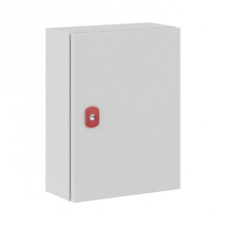 DKC / ДКС R5ST0431WMP (Заказная) Навесной шкаф серии ST, 400x300x150мм, без монтажной платы, IP66, цвет серый RAL 7035