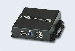 ATEN VC840-AT-G Конвертер, HDMI=>3G/HD/SD-SDI+AUDIO, HDMI>2xBNC+3xRCA, Female, Б.П., 5V, (макс.разр.2048x1080;1080p, частота, верт.развертки, до, 60Гц)
