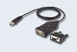 ATEN UC485-AT Адаптер, USB<=>RS422/485, А-тип>DB9, Male, USB, 2.0, шнур, 1.2м., (для, подключения, COM, устройств, к, компьютеру;max, data, rate, 921.6KBit/s)