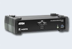 ATEN CS1822-AT-G Переключатель, электрон., KVM+Audio+USB, 3.1, Gen1, 1, user, USB+HDMI, =>, 2, cpu, USB+HDMI, компл.шнур.:HDMI;USB;AUDIO, 2х1.2м., макс.разр.4096x2160/3840x2160, 60Hz, 4:2:0, настол., исп.стандарт.шнуры, без, OSD, некаскад., (USB, Hub