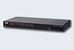 ATEN CS19208-AT-G Переключатель, электрон., KVM+Audio, 1, user, USB+HDMI/DP, =>, 8, cpu, USB+DP, со, шнурами, USB/DP, v1.4/Audio, 2x1.8м., 4096x2160, 60Hz, 4:2:0, 1U, 19", ~, OSD, каскад, 128, (2-портовый, hub, USB, 3.1Gen1)