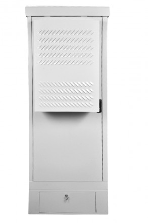 ЦМО ШТВ-1-18.7.9-К3АА-ТК Шкаф уличный всепогодный напольный укомплектованный 18U (Ш700 х Г900), комплектация ТК-IP55, серый