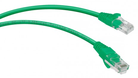 Cabeus PC-UTP-RJ45-Cat.5e-0.5m-GN-LSZH Патч-корд U/UTP, категория 5е, 2xRJ45/8p8c, неэкранированный, зеленый, LSZH, 0.5м