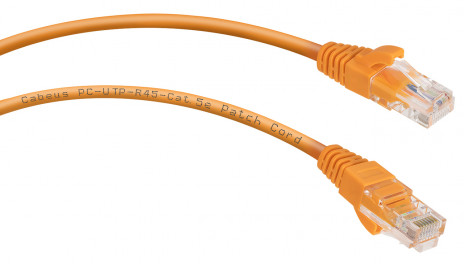 Cabeus PC-UTP-RJ45-Cat.5e-1.5m-OR Патч-корд U/UTP, категория 5е, 2xRJ45/8p8c, неэкранированный, оранжевый, PVC, 1.5м