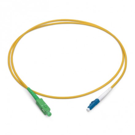 Cabeus FOP(s)-9-SC/APC-LC/UPC-1,5m Шнур оптический simplex SC/APC-LC/UPC 9/125 sm 1,5м LSZH