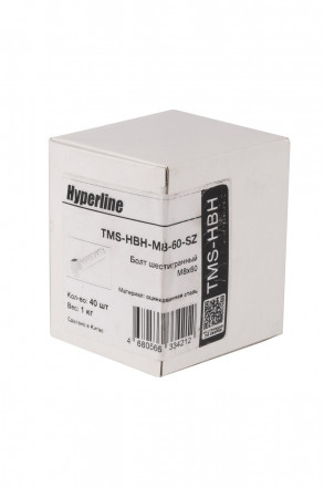 Hyperline TMS-HBH-М8-60-SZ Болт шестигранный М8x60 - фото 5