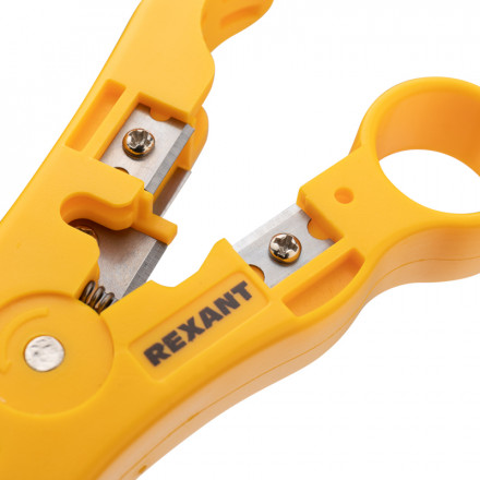 REXANT 12-4016-4 Инструмент для зачистки и обрезки кабелей HT-302 RG-58, RG-59, RG-6, RG-11. - фото 3