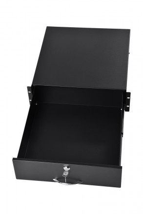 ЦМО ТСВ-Д-3U.450-9005 Полка (ящик) для документации 3U, цвет черный