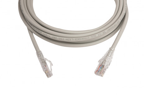 WRline WR-PC-RJ45-UTP-5E-5-GY Патч-корд U/UTP, категория 5е, 2xRJ45, неэкранированный, серый, LSZH, 5м - фото 2