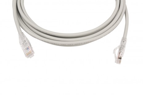 WRline WR-PC-RJ45-UTP-5E-3-GY Патч-корд U/UTP, категория 5е, 2xRJ45, неэкранированный, серый, LSZH, 3м - фото 2